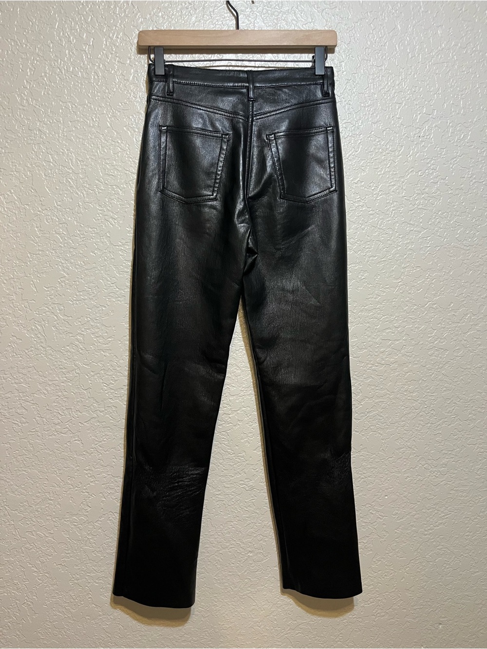 Aritzia Wilfred Melina Vegan Leather Pants Size 0 - Picture 6 of 9